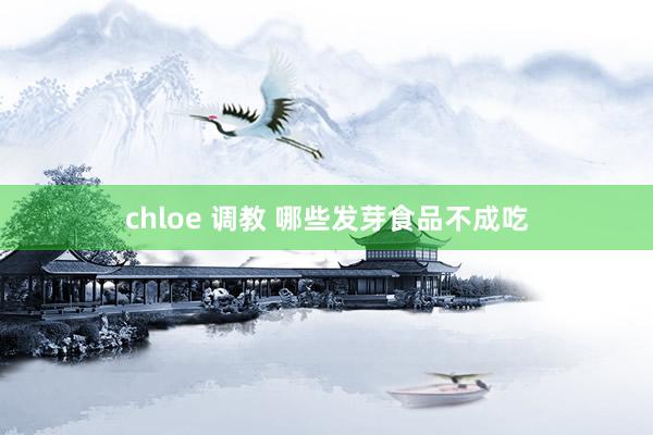 chloe 调教 哪些发芽食品不成吃